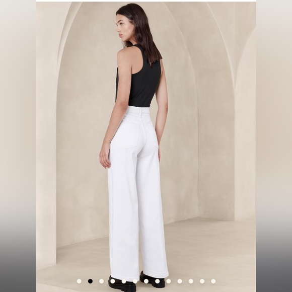 Banana Republic HIGH-RISE WIDE-LEG JEAN - Picture 2 of 8